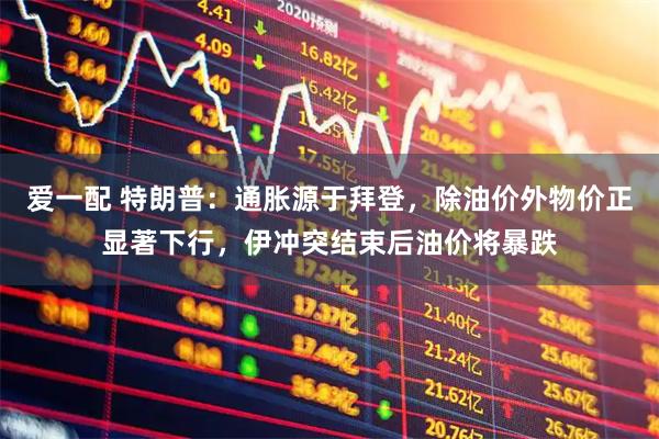 爱一配 特朗普：通胀源于拜登，除油价外物价正显著下行，伊冲突结束后油价将暴跌