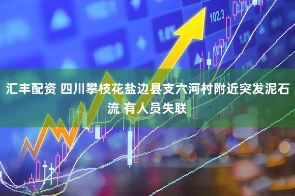 汇丰配资 四川攀枝花盐边县支六河村附近突发泥石流 有人员失联